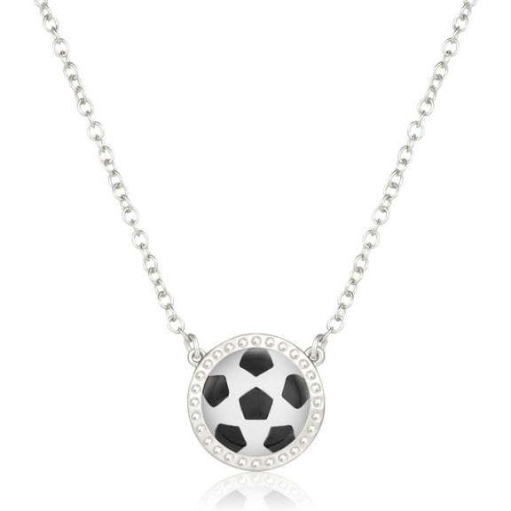Soccer Necklace For Women, Soccer Mom Pendant Necklaces Team Gifts Game Day Jewelry[o201]