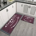 thumbnail image 3 of Coffee Mug Farmhouse Design Kitchen Rugs and Mats Set Of 2,Kitchen Rugs Mats with Dirty Resistance,washable,water Proof,kitchen Rugs and Mats 17.7x24+17.7x48inch, 3 of 7