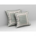 thumbnail image 2 of Floral Windows Indoor/Outdoor Pillow with Removable Cover in White Blue 26x26, 2 of 5