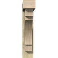 thumbnail image 2 of Ekena Millwork 6"W x 30"D x 30"H Merced Block Rough Sawn Bracket w/ Offset Brace, Douglas Fir, 2 of 25