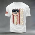 thumbnail image 4 of Duqingm Usa Flag Shirt USA 250th Anniversary Collection Unisex T‑Shirt Comfortable Patriotic Tee for Men & Women White,S, 4 of 5