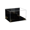 thumbnail image 6 of Versatile Deluxe Acrylic Display Case - Large Rectangle Box with Gold Risers and Mirror 15" x 12" x 9" (A082-GR), 6 of 9