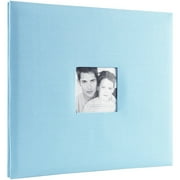 MCS MBI Frashion Fabric Top Load Scrapbook Photo Album, 12 by 12, Sky Blue