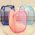 thumbnail image 4 of Large Foldable Storage Laundry Hamper Clothes Basket Nylon Laundry Washing Bag, 4 of 8