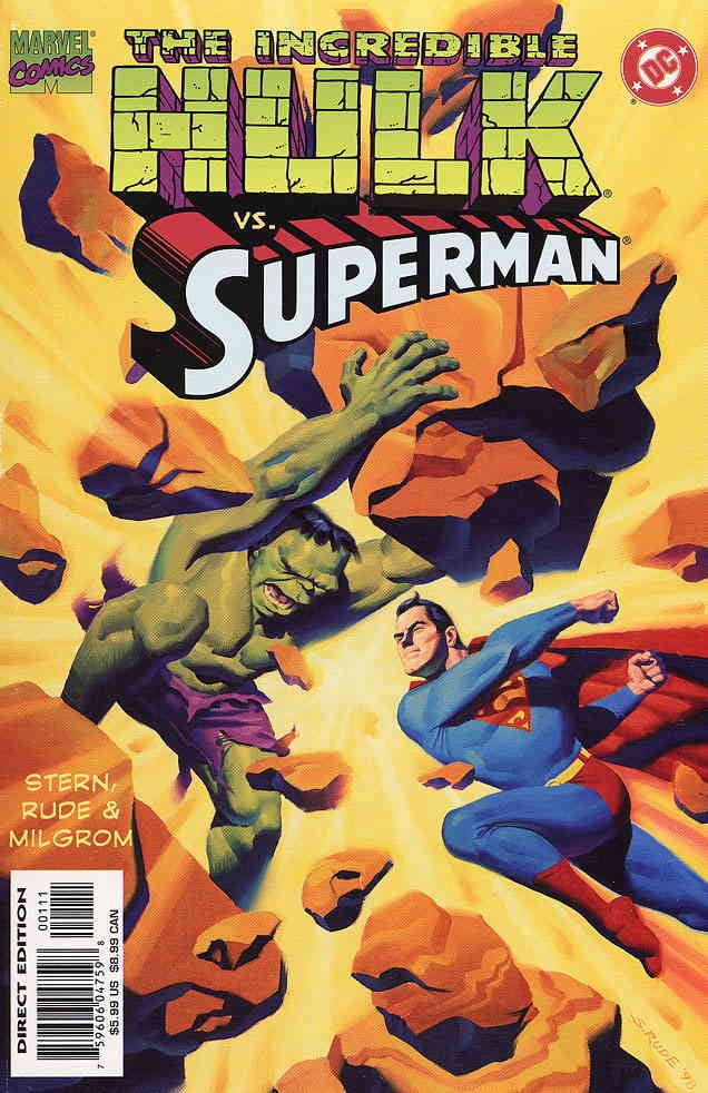Cover of Incredible Hulk vs Superman #1