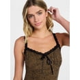 thumbnail image 2 of No Boundaries Lace Strap Midi Dress, Women's XXS-XXL, 2 of 5