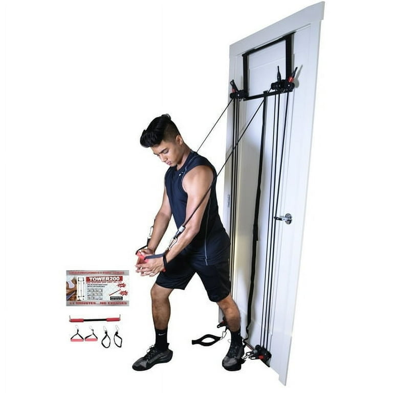 Tower 200 Door Gym Full Body Workout System - Handles, Ankle