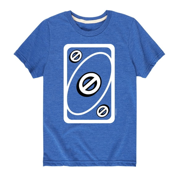UNO Blue Skip Card - Toddler And Youth Short Sleeve Graphic T-Shirt