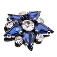 thumbnail image 1 of Parches de Flores DIY, Apliques de Lentejuelas de de Imitación de Cristal para Decoración de Sombreros de Chaqueta Azul perfecl Parche con diamantes de imitación de la estrella, 1 of 6