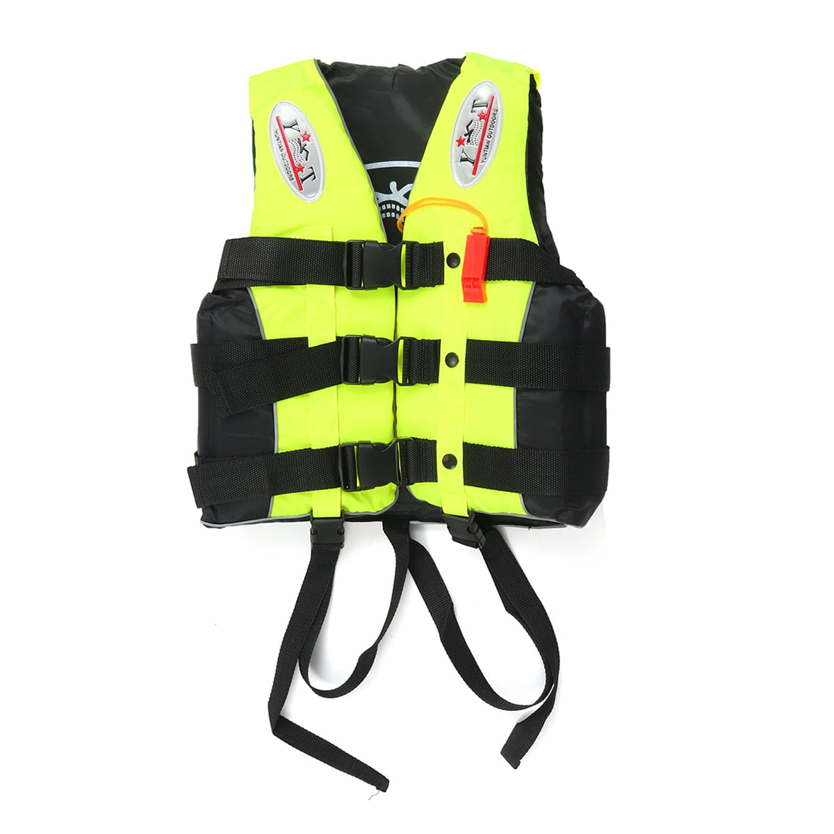 Adult Sports Swim Kayak Lifesaving Buoyancy Aid Life Jacket Vest Drifting Yellow 