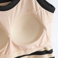 thumbnail image 3 of Tsesme Women's Striped Tank Tops with Built in Bras Round Neck Ribbed Sleeveless Tee Stretchy Slim Athletic Camisoles XL, 3 of 5