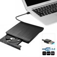 thumbnail image 1 of Unidad De Dvd Externa De Bajo Ruido Unidad De Cd Externa Usb 3.0 A Prueba De Golpes Grabadora De Regrabadora Portátil Pc De Escritorio Compatible Con Win98 / Xp / Win7 / Win8 Yuarrent EL016109-00, 1 of 5