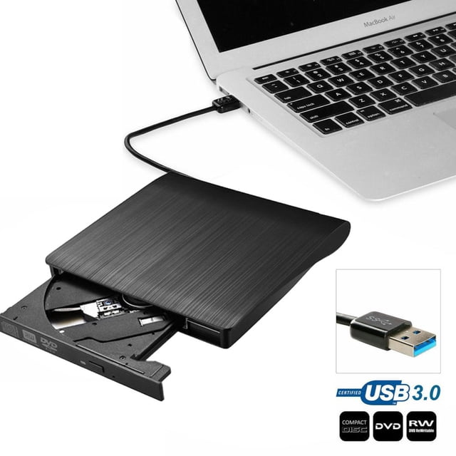 Unidad De Dvd Externa De Bajo Ruido Unidad De Cd Externa Usb 3.0 A Prueba De Golpes Grabadora De Regrabadora Portátil Pc De Escritorio Compatible Con Win98 / Xp / Win7 / Win8 Yuarrent EL016109-00
