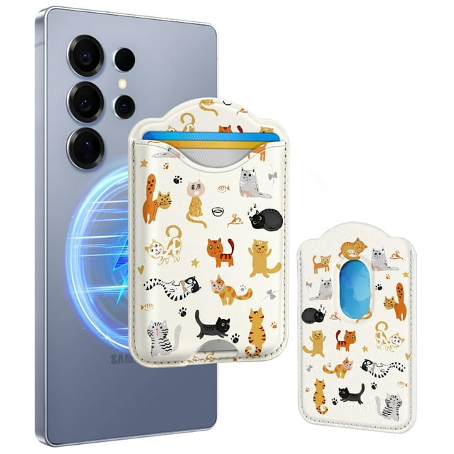 Tarjetero magnético Shorogyt para Galaxy S25 y iPhone