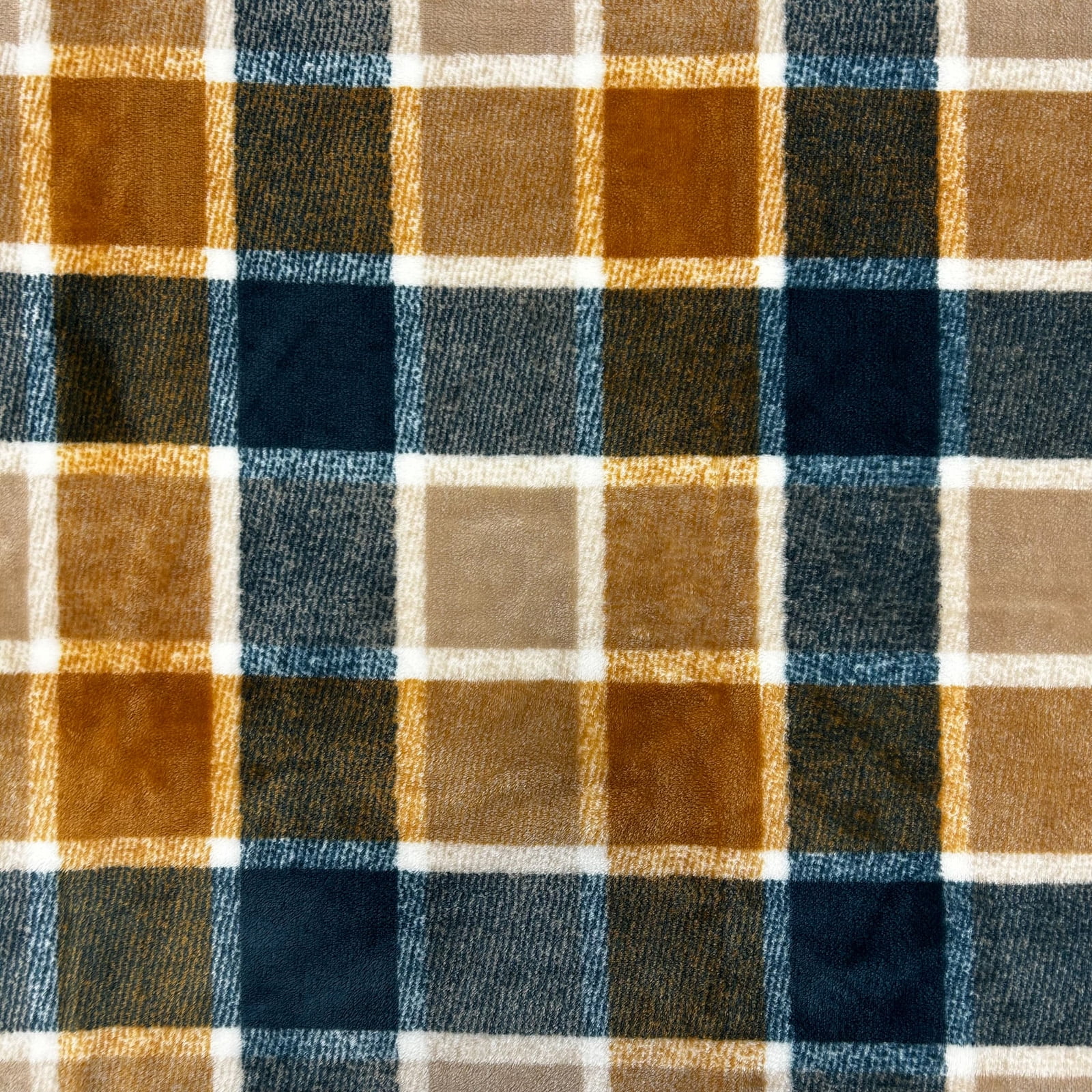 The Big Plushie Birch Plaid Super Plush Throw, 50" x 70"