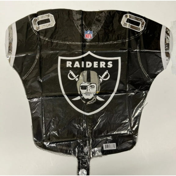 19" LAS VEGAS RAIDERS Jersey Balloon  Party Supplies Decorations Foil Mylar Balloon