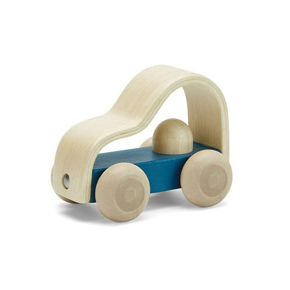PlanToys® Vroom Truck Wooden Push Toy for Toddlers | Eco-Friendly Toddler Push Car for Indoor Play | Montessori Fine Motor Learning Toys for Kids