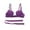 Purple, variant on Sexy Deep U Plunge Bra LowCut Convertible Halter Multipoint Push Up Bra 32-38B
