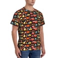 thumbnail image 2 of Bixox Men's Construction Truck Printed Short Sleeve Skinny Athletic T-Shirt, 2 of 6