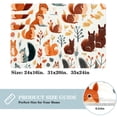 thumbnail image 2 of Squirrel Non-Slip Polyester Door Mat Floor Mats Bath Rugs Machine Washable, 2 of 6