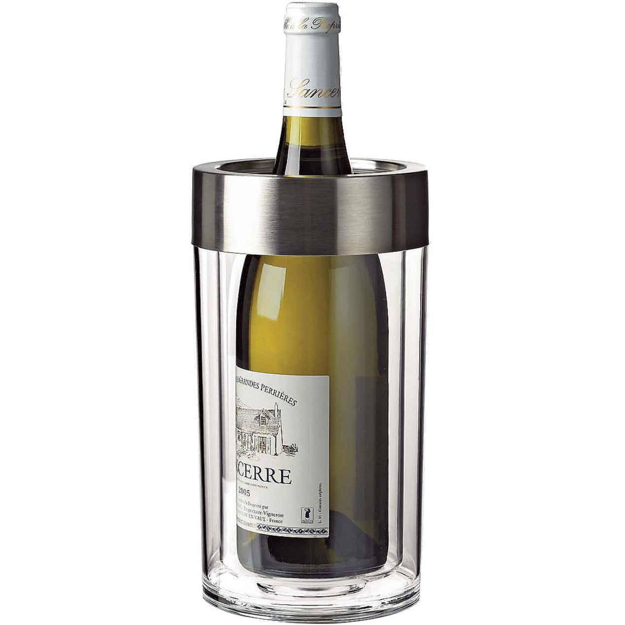 Wine Enthusiast DoubleWall Iceless Wine Bottle Chiller