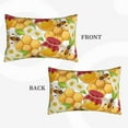 thumbnail image 4 of Bingfone Bees Honeycomb Jars Of Honey Flowers Standard Size Pillowcase, Long Staple Pure Cotton Envelope Closure Pillow Cover,16"X24", 4 of 9