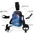 thumbnail image 5 of HELLHERO Owl Floral with Adjustable Strap Cross Body Purse, Polyester Underarm Shoulder Bag for Unisex,, 5 of 7