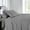 Silver, variant on Luxury Bed Sheets Set - 800 Thread Count 100% Egyptian Cotton Sheets - 4 Piece Sheet Set Fits Mattress Upto 24 Inch Deep Pocket Sateen Weave for Soft Fitted Sheet - Silver Solid King Size
