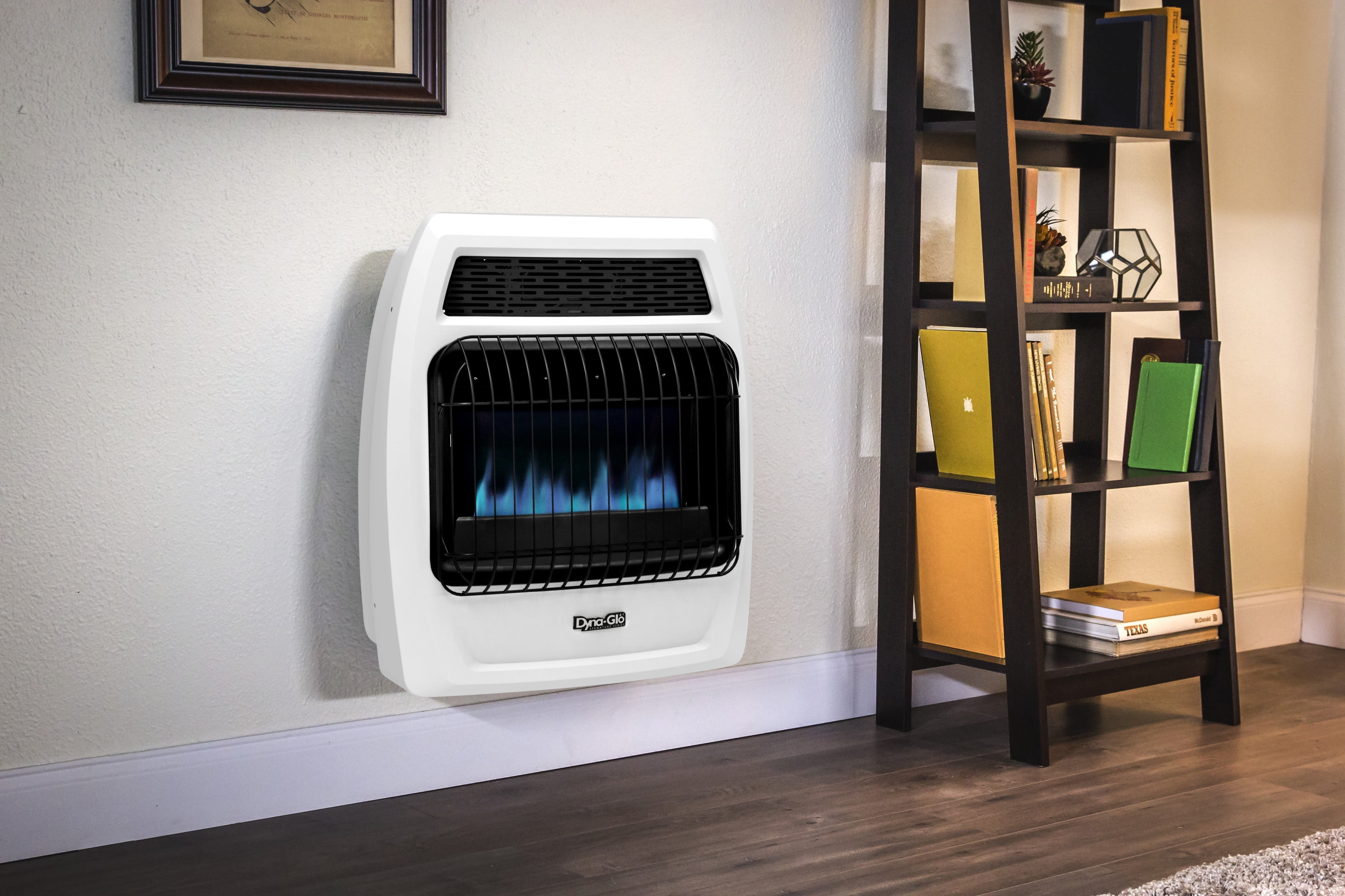 Dyna-Glo 20,000 BTU Liquid Propane Blue Flame Vent Free Thermostatic Wall  Heater - Walmart.com