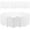 Blanc, variante sur MasteelfCA 1 Ensemble de Bordure de Pelouse Emboîtable Bordure en Plastique pour Clôture de Patio Clôture Bordure