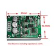 thumbnail image 2 of Placa de controlador de motor sin escobillas Hall Free de 500 W y 15 A CC 12-36 V Módulo de interruptor de control del controlador de velocidad de avance y retroceso del motor, 2 of 5
