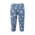 thumbnail image 5 of SBYOJLPB Women's Yoga Cropped Pants Capri Leggings with Print Tight Yoga Pants Casual Fashion Leggings​, 5 of 7