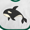 thumbnail image 4 of Inktastic Killer Whale Boys or Girls Baby Bib, 4 of 4