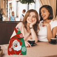 thumbnail image 4 of Fiudx Ofertas relámpago del día, solo en línea Bolso de mano con asa para muñeca, bonito bolso de mano de punto para caramelos navideño, con textura prémium, para regalo de mujer, 4 of 6
