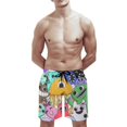 thumbnail image 6 of Garten of Banban Men's Swim Trunks Board Shorts Drawstring Elastic Waist Quick Dry Swimsuits Beach Shorts with Pockets 2XL, 6 of 8