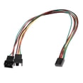 thumbnail image 1 of Cable de conector de ventilador para PC 1 A 2 Ways Connector PWM Fan Fuente De Alimentación Y Splitter Extension Cable 30CM Magideal Cable de conector de ventilador para PC, 1 of 7
