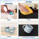 thumbnail image 4 of Alfombrillas de Cocina Acolchadas Antifatiga para Suelo, Juego de Alfombrillas de Cocina Impermeables para Cocina, Suelo, Oficina, Color Negro, 4 of 6