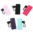 thumbnail image 1 of OUNONA 5pcs Lipstick Storage Pouch Keychain Practical Design Rose Red Daughters, 1 of 4
