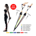 thumbnail image 3 of 150lbs Kit De Bandas De Resistencia Ligas Para Ejercicio 12pzs Malubero COLORES, 3 of 5