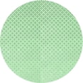 thumbnail image 1 of Ahgly Company Indoor Round Patterned Mint Green Area Rugs, 5' Round, 1 of 6