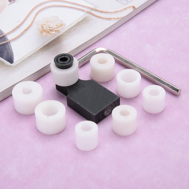 Jewelry Ring Processing Tool Setter Clamp Diamond Stone Setting Kit for Jewelry Design Repair, Stainless Steel Color Size Toolset Applicable Scene