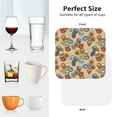 thumbnail image 6 of Kdxio Camp Badge Funny Coasters,4 Pcs Leather Coasters,Housewarming Gifts,Protect Furniture from Water Marks Scratch and Damage, 6 of 6