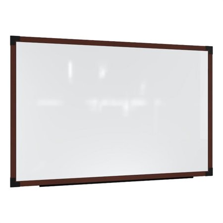 UPC: 0014935333294 | Ghent Prest Wall Whiteboard Magnetic Carmel Oak Frame 4 x 8ft