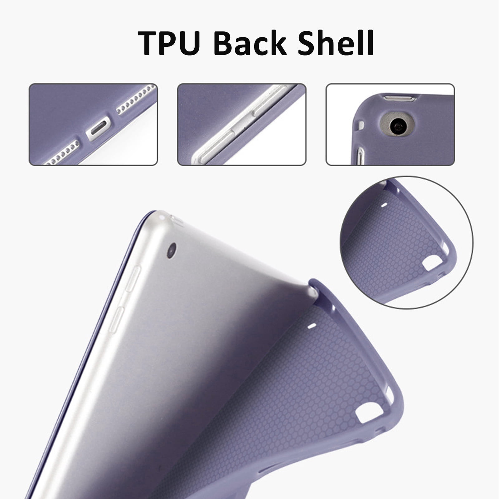 XUDUO Case for iPad 9th Generation 2021/ iPad 8th Generation 2020/ iPad 7th Generation 2019 Case, iPad Case 10.2, Purple