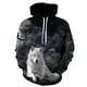 thumbnail image 2 of Nueva sudadera con capucha con estampado de perro samoyedo lindo unisex, sudadera con capucha informal de tendencia de otoño, sudadera de gran tamaño para hombres y niños, 2 of 5