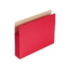 Smead 73241 5 1/4 Inch Expansion Colored File Pocket, Straight Tab, Letter, Red, 10/Box