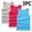 Blue, variant on Girls Tank Tops 2025, 3 Pack Cotton Lightweight Crewneck Sleeveless Undershirts Blue Size 9-10 T