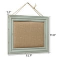thumbnail image 6 of SOFE Cute Linen Small Bulletin Board, 15.7" × 12" Decorative Cork Boards for Walls with Blue Frame, 6 of 7