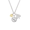 thumbnail image 2 of Delight Jewelry Goldtone 5K Let Things Go Fall Zoey Charm Necklace, 28", 2 of 4