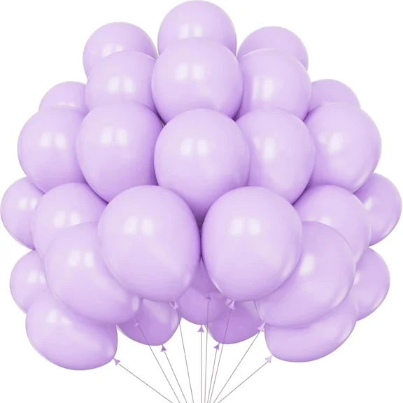 100Pcs 10 Inch Purple Thick Latex Balloons For Birthday Wedding Party Decoration